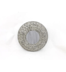 SPIEGEL METAFOOR ROND METAAL  III