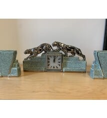 Tafelklok set ODYV Art Deco Panthera Blue