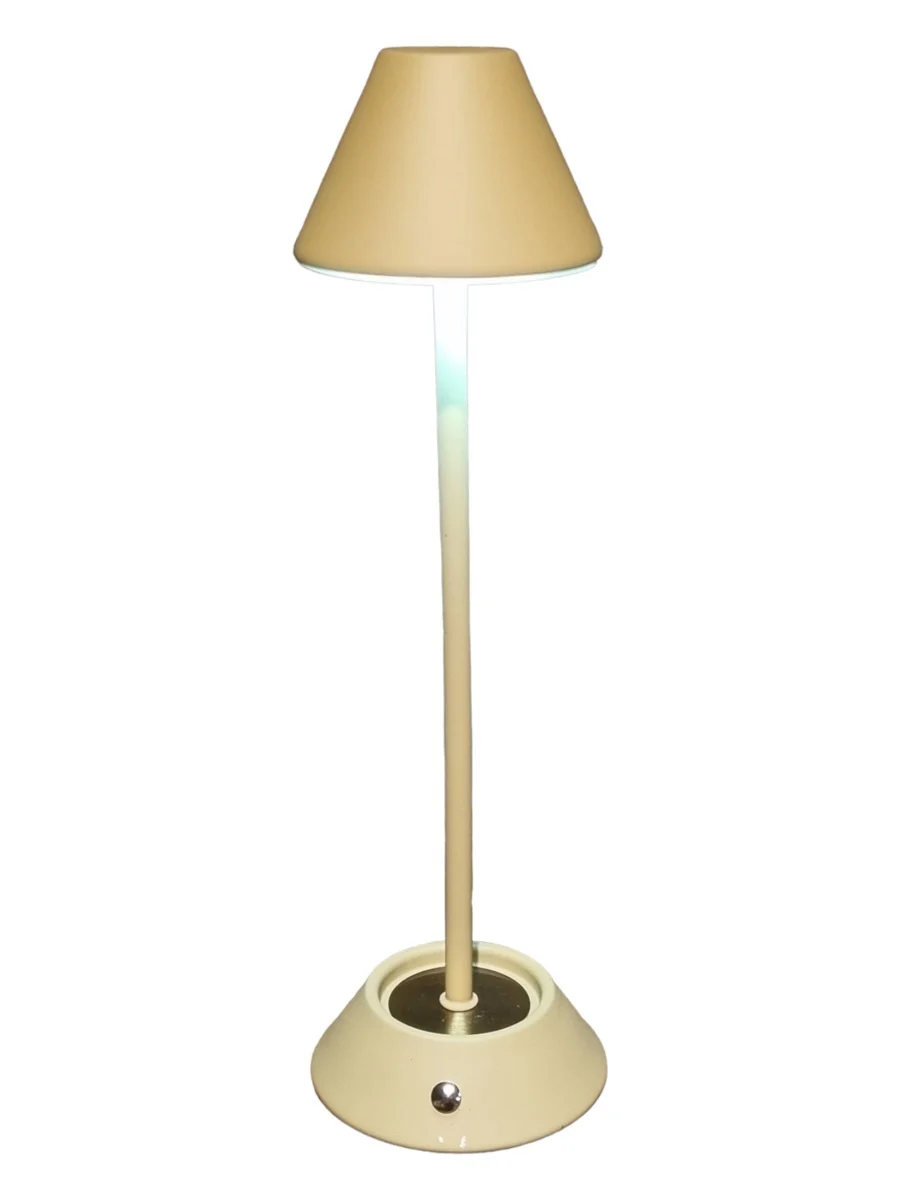 Touch Table Lamp Caglio Rubber Yellow