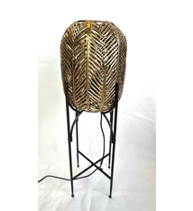 Gold Leaf Lamp on Base