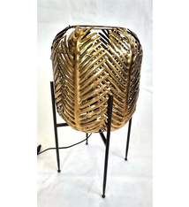 Gold Leaf Lamp on Base