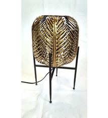 Gold Leaf Lamp on Base