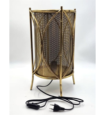 Gold Cilinder lamp Gauze