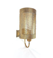 Gold Single Shade Wall Lamp