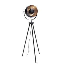 Black Nickle Spotlight Studiolamp Rose Gold Foil XL