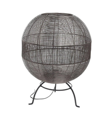 Black Nickle Gridball  Lamp