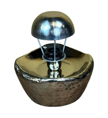 Shaped Wall Lamp Shiny Black Nickle