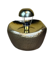 Shaped Wall Lamp Shiny Antiq Brass