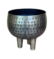 3legs low pot black enamel