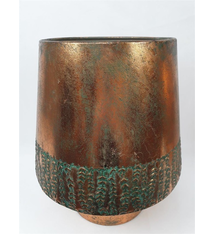Weathered Copper Plantpot