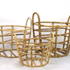 Rattan Open Basket 36x36cm