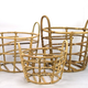 Rattan Open Basket 26x23cm