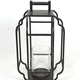 Black Metal Lantern open cube