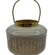 Lantern Polla Grey enamel