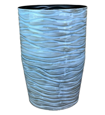 Cone Vase grey antiq enamel