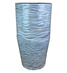 Cone Vase grey antiq enamel