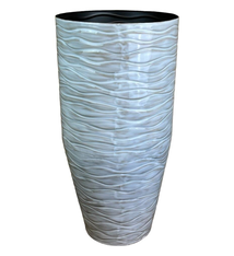 Cone Vase grey antiq enamel