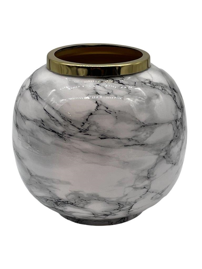 Vase Monterado White Marble