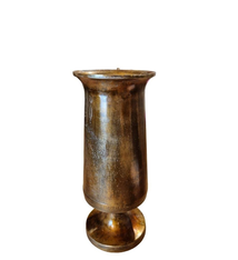 Long Alu Vase Brass Antique