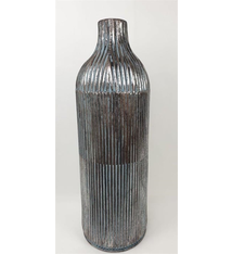 Silver Line Metal Vase