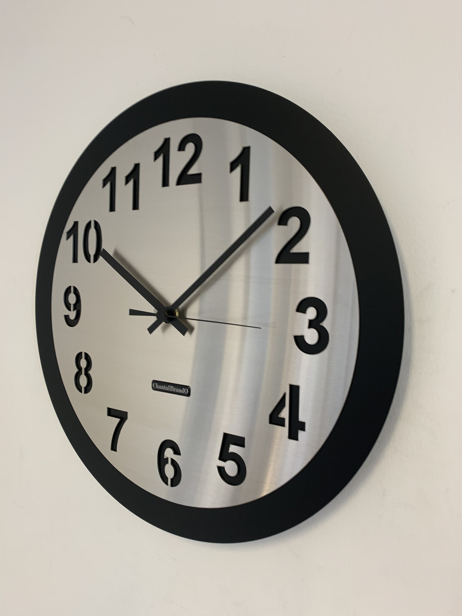 Wandklok AMSTERDAM BLACK MODERN DUTCH DESIGN WS