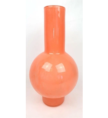 Double sphere Orange Vase