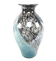 Glass Lux Vase Ocean Oil