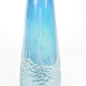 Glass Vase Tube pearly blue