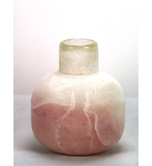 Glass Round Vase Cloud Pink