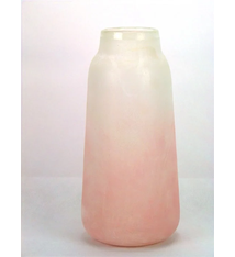 Glass Vase Descent Cloud Pink