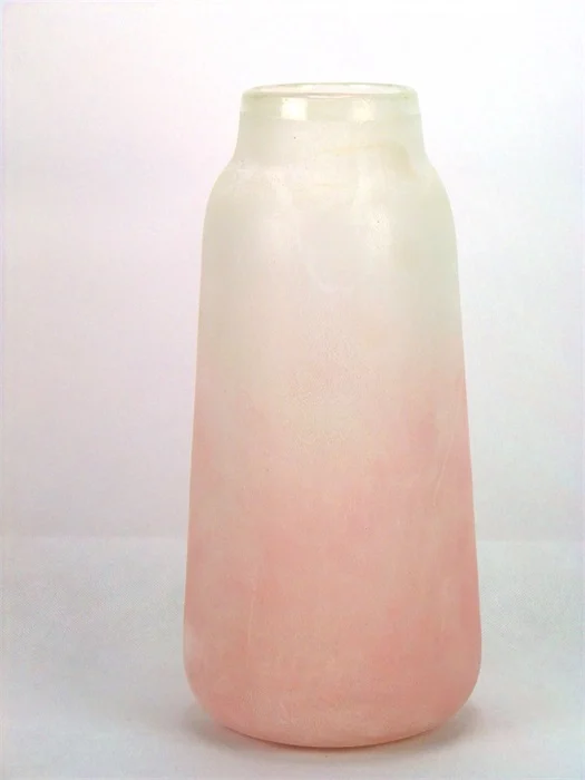 Glass Vase Descent Cloud Pink