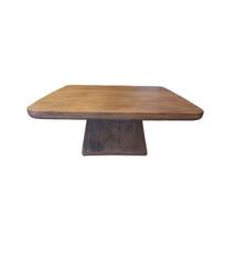 Square centre table Honey Finish