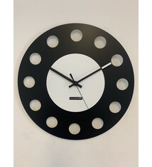 Wandklok ChantalBrandO CETARA BLACK & WHITE