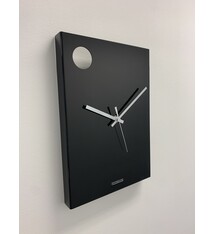 ChantalBrandO Wandklok ChantalBrandO ODYSSEE BLACK -- MODERN DESIGN --