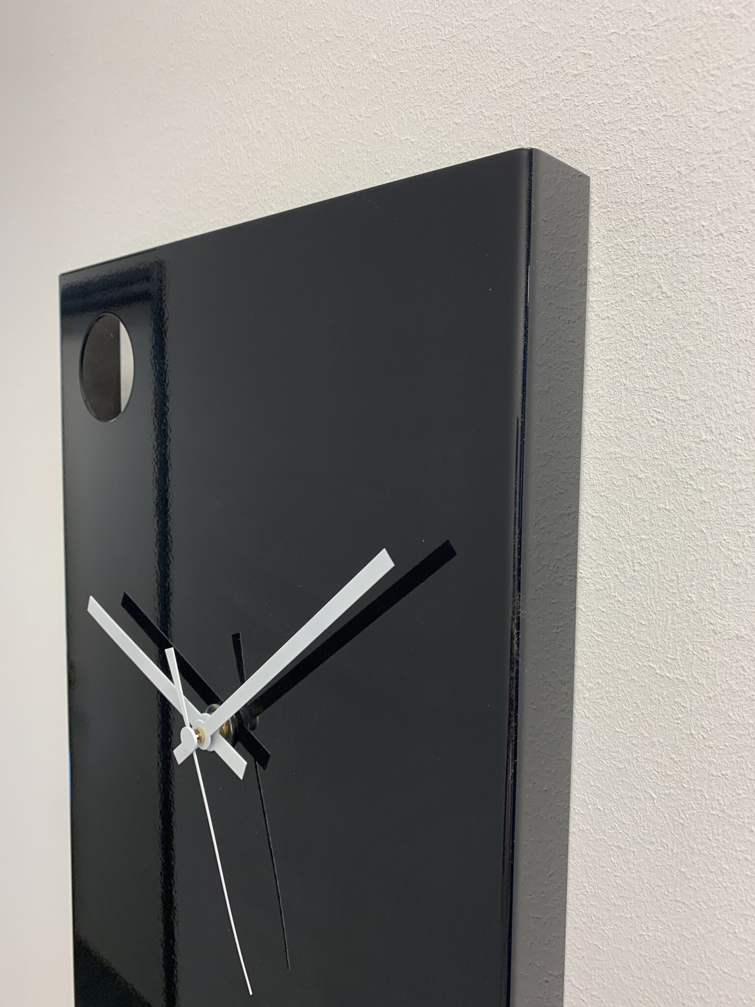ChantalBrandO Wandklok ChantalBrandO ODYSSEE BLACK -- MODERN DESIGN --