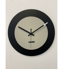 ChantalBrandO Wandklok CHANTALBRANDO -- LUNA 34 BLACK & GREY