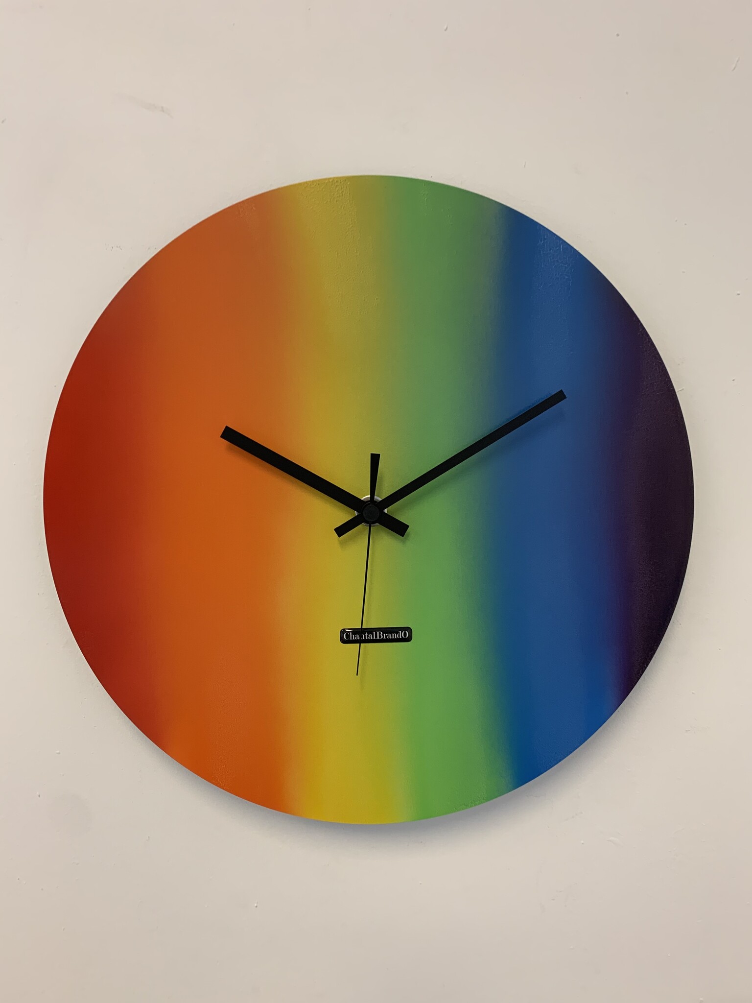 ChantalBrandO Wandklok ChantalBrandO == RAINBOW WARRIOR -- MODERN DESIGN --