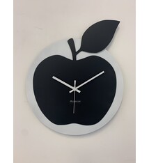 ChantalBrandO Wandklok ChantalBrandO BLACK APPEL -- MODERN DESIGN --
