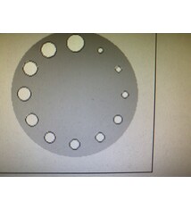 ChantalBrandO ChantalBrandO Wandklok BRUSSEL 100