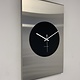 Wandklok CHANTALBRANDO -- NEW JERSEY -- SILVER & BLACK -- MODERN DESIGN