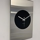 Wandklok CHANTALBRANDO -- NEW JERSEY -- SILVER & BLACK -- MODERN DESIGN