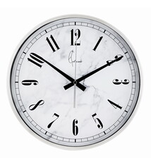Wandklok Marmer design