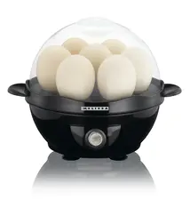 Eierkoker 7 eieren, zwart