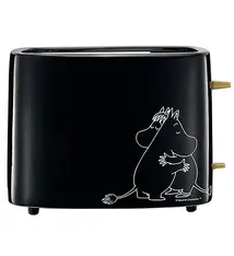 Keramisch broodrooster, 2 sneetjes, 875W, zwart