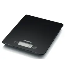 Elektronische keukenweegschaal 5kg, zwart