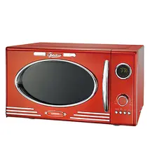 Elektronische magnetron met grill, 23L, 800 W, metallic rood