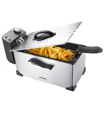 Friteuse 3.0L, 2200 watt, roestvrij staal/zwart