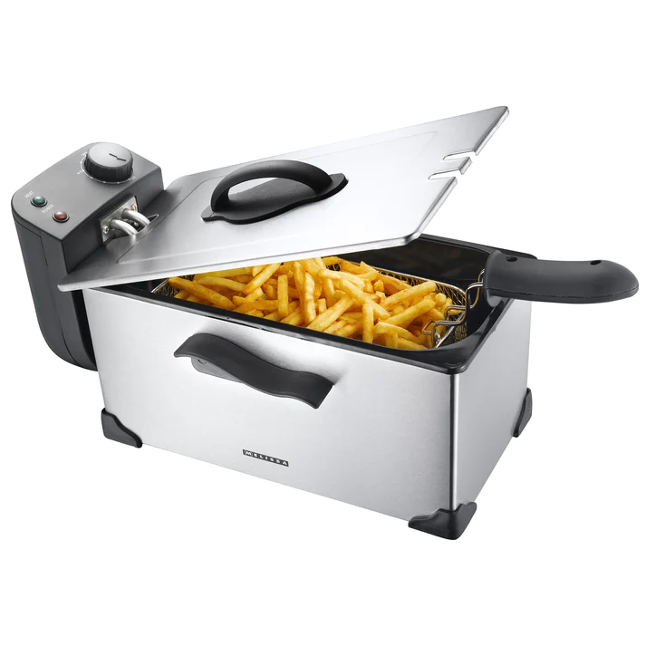 Friteuse 3.0L, 2200 watt, roestvrij staal/zwart