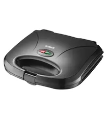 Tosti ijzer en panini grill 750W, zwart