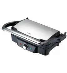 Panini maker 1600W, roestvrij staal/zwart